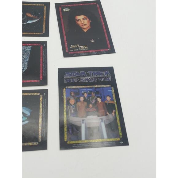 1996 90s STAR TREK LOT OF 10 VENDING MACHINE STICKER PRISM PICARD SPACESHIP - Picture 10 of 10